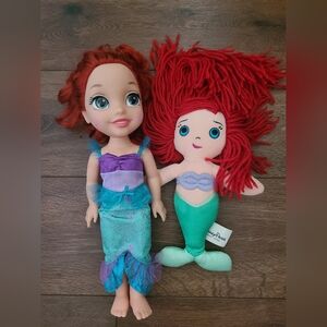 2 Ariel dolls The Little Mermaid